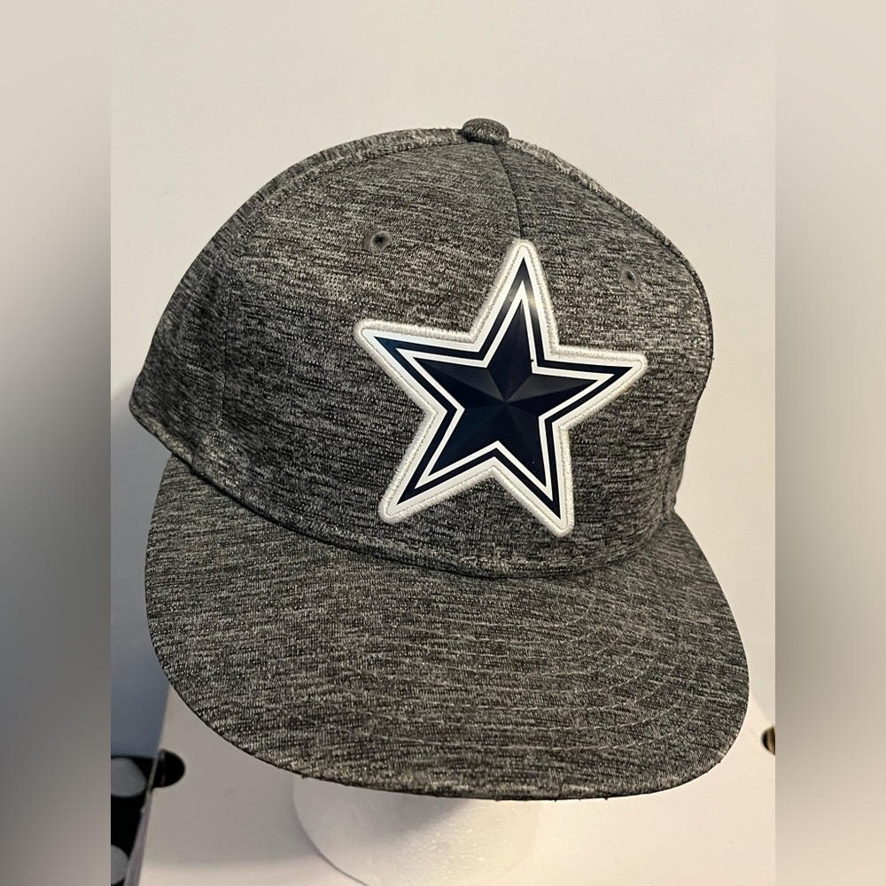 Dallas Cowboys New Era 59fifty Hat / Cap Heather Gray Star Logo
